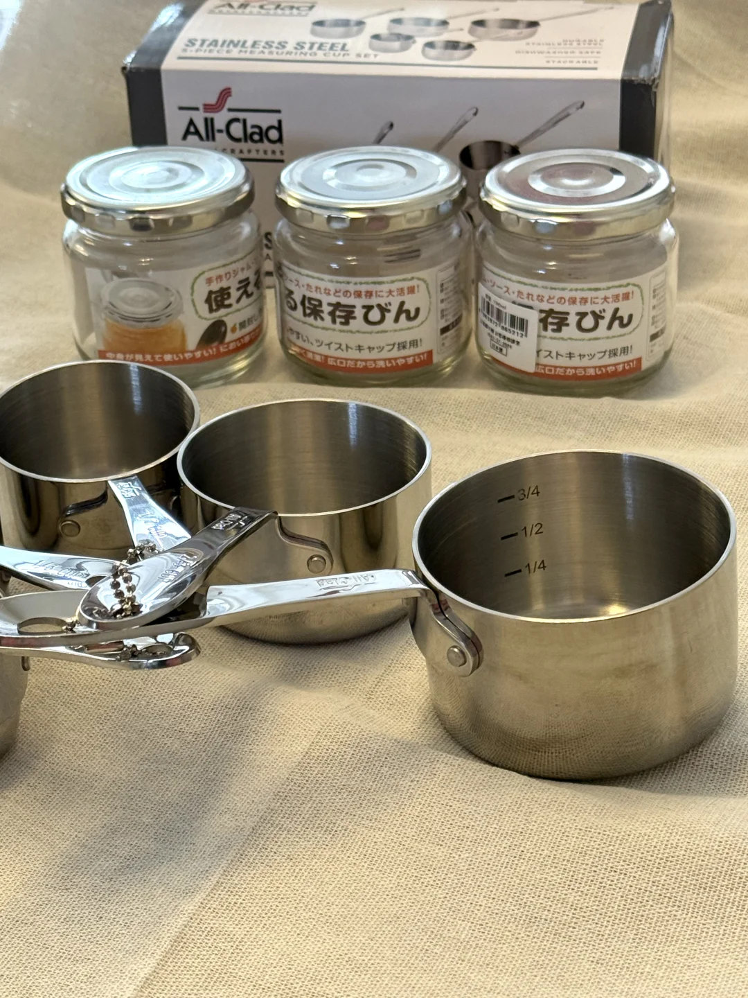 All Clad不锈钢迷你平底锅量杯有点东西