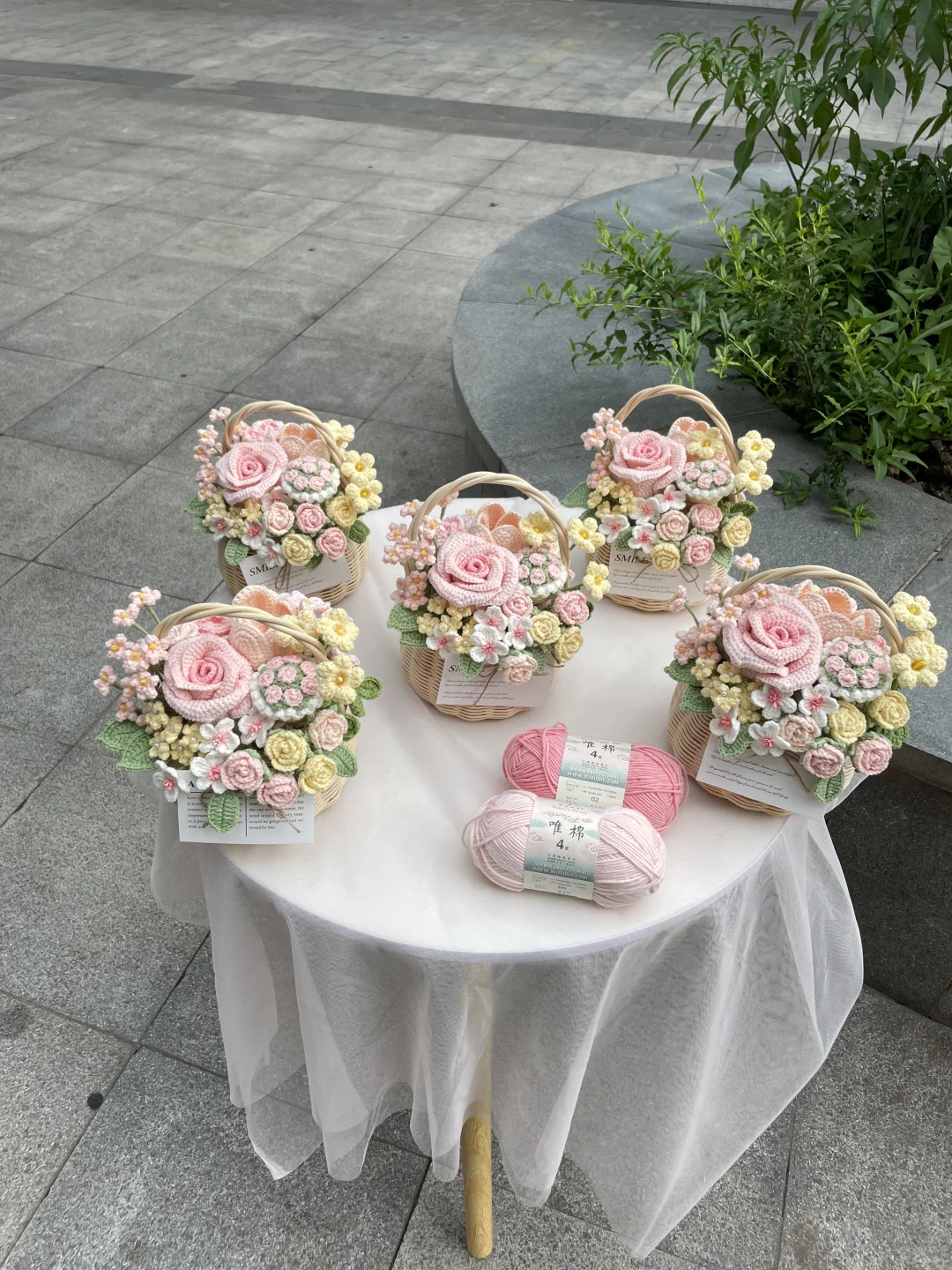 手捧花花篮【附图解】