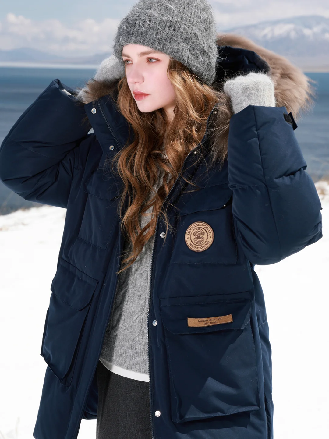 90%白鹅绒?·户外工装羽绒服