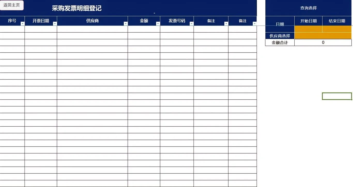 这套台账太完美了，一看就是采购总监整……