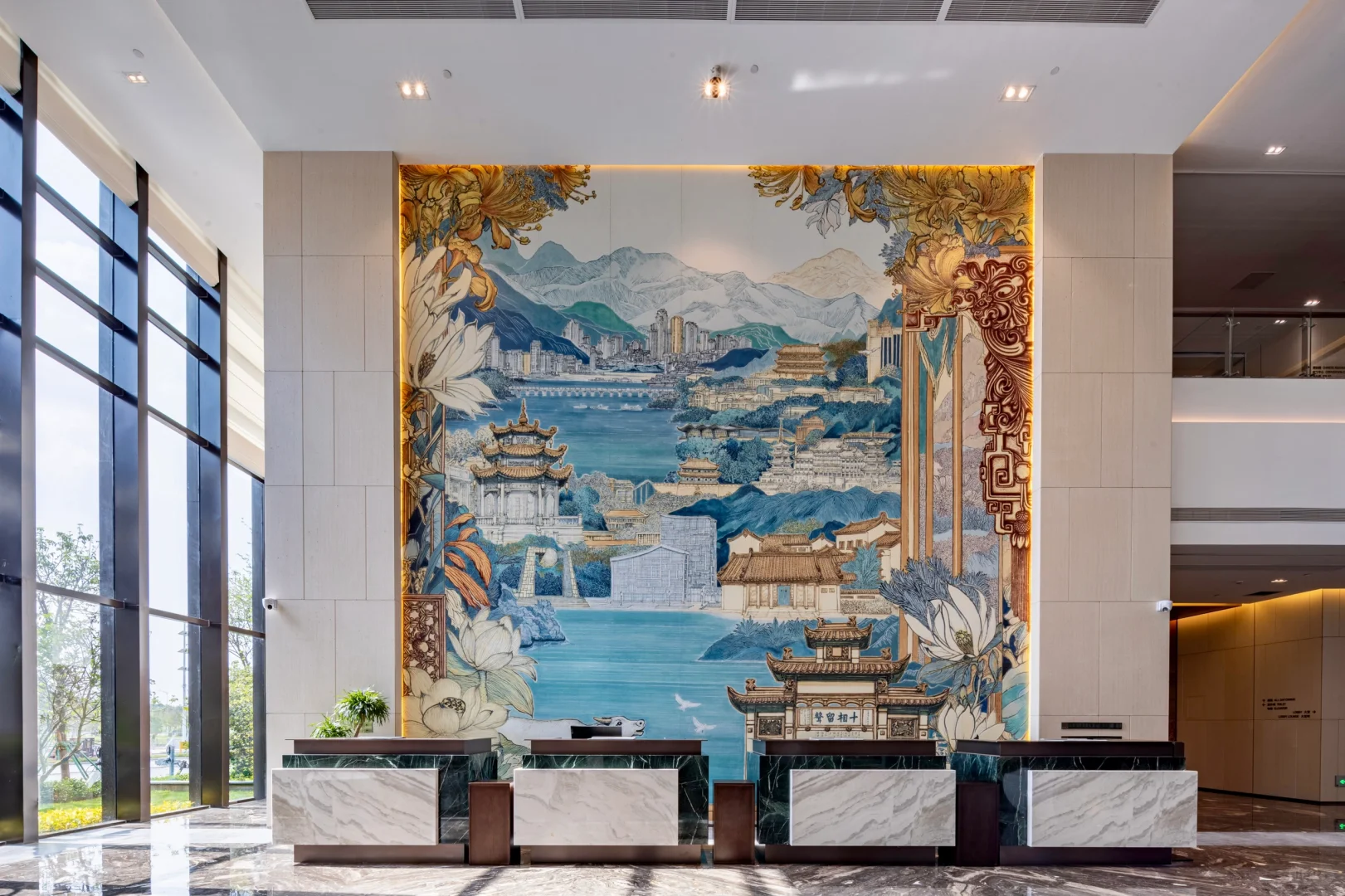 《潮汕之窗》壁画 855X877CM