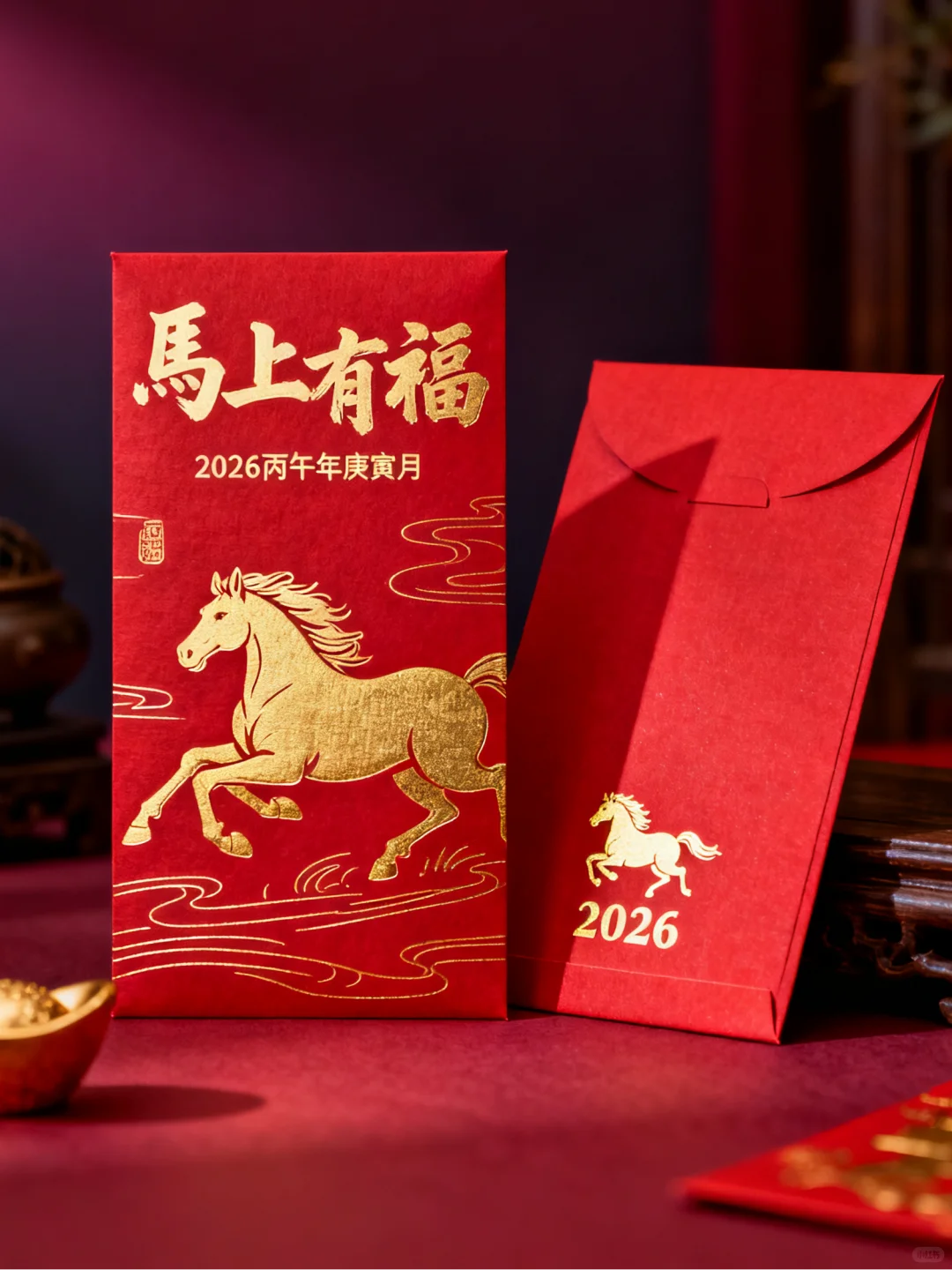 双款马年红包｜以天干地支镌刻时光的祝福