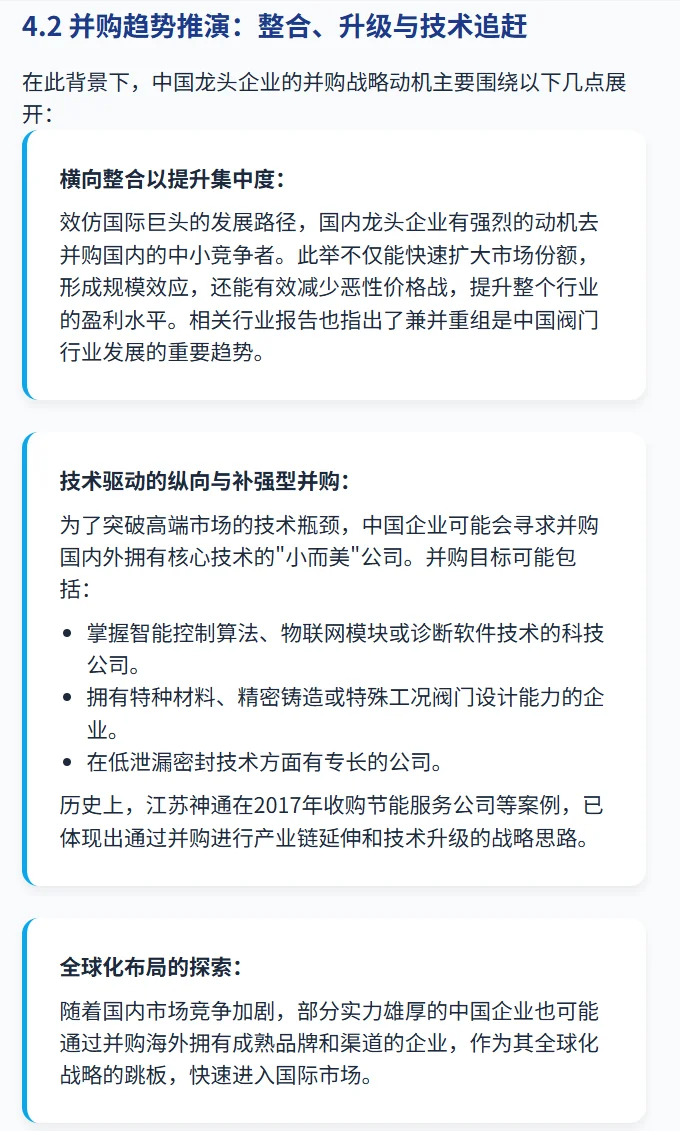 阀门行业并购潮：国内外企业并购布局与战略