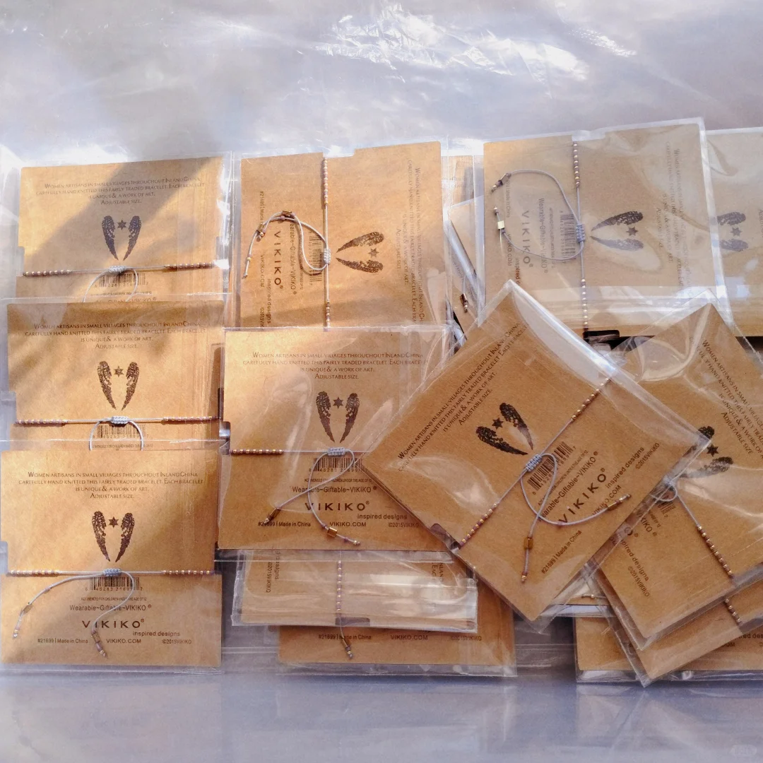 神秘浪漫紫色.编织绳紫水晶手链