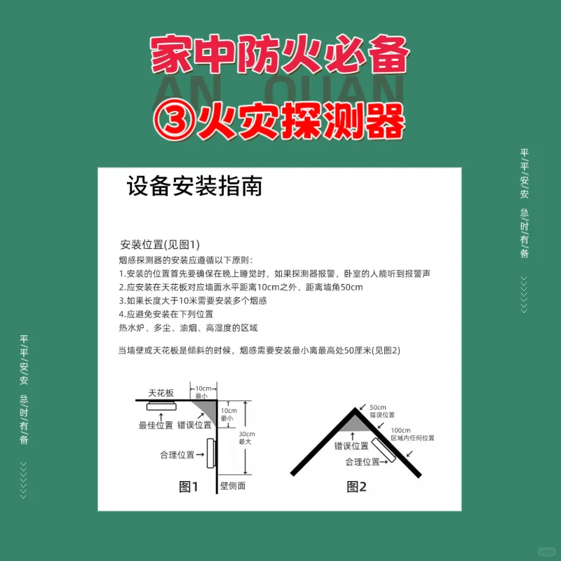 及时预警-火灾探测器