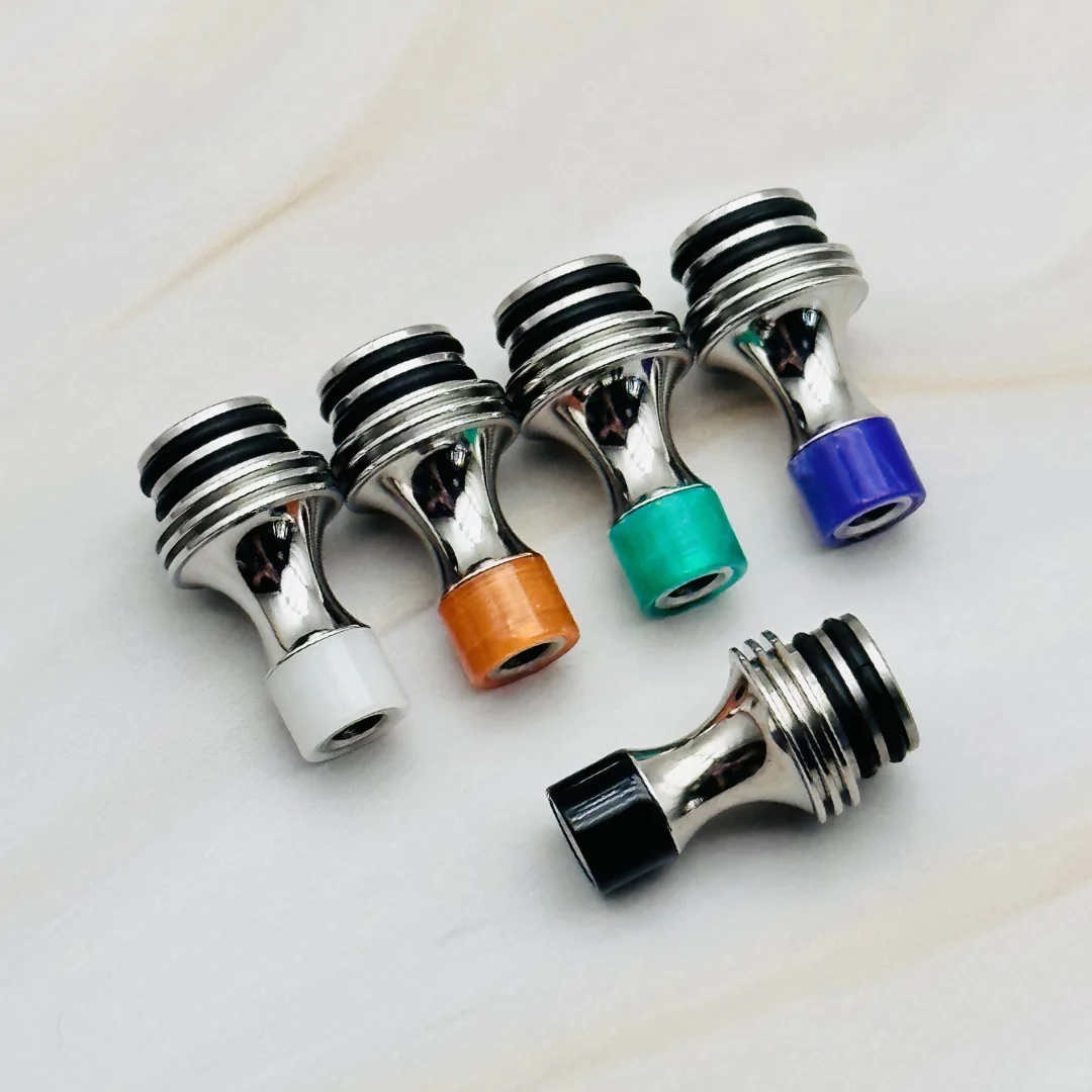 自制510滴嘴 不锈钢抛光➕树树脂头 防冷凝