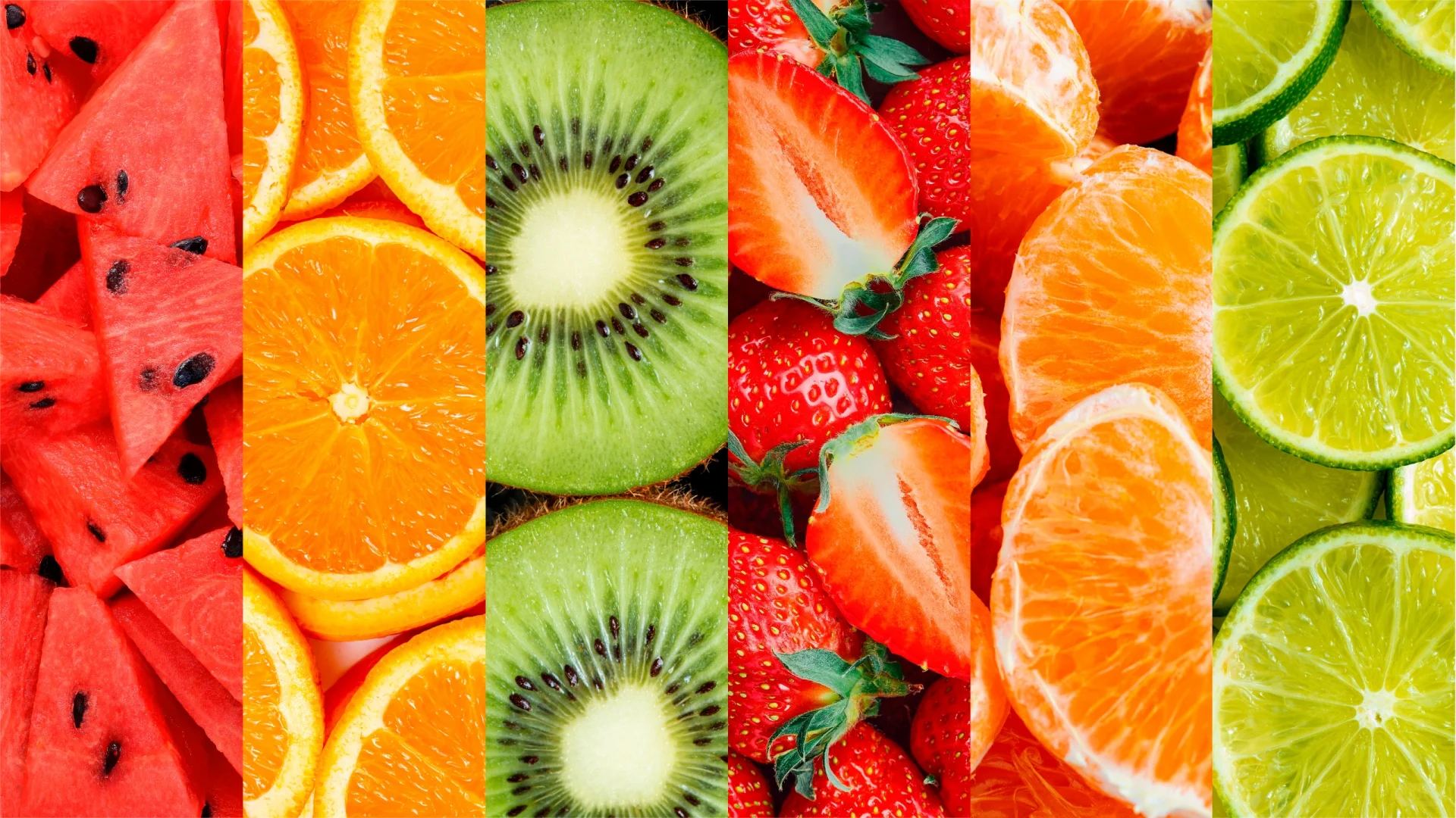 新鲜水果切沙拉灯箱高清大图