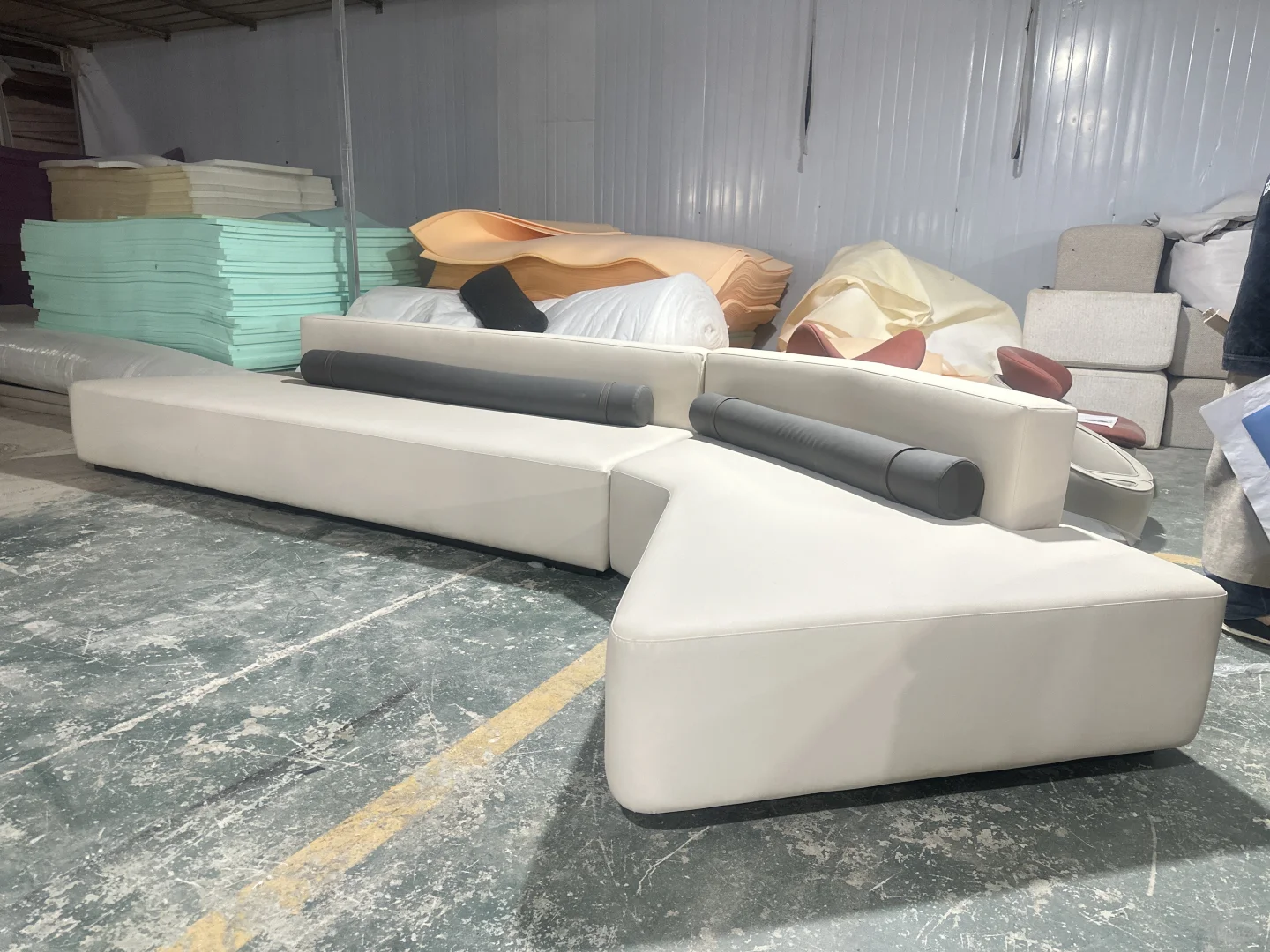客户定制户外沙发出炉啦,?工厂实物拍摄…