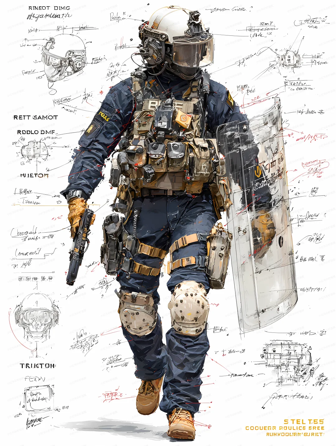 防爆警察|提示词分享