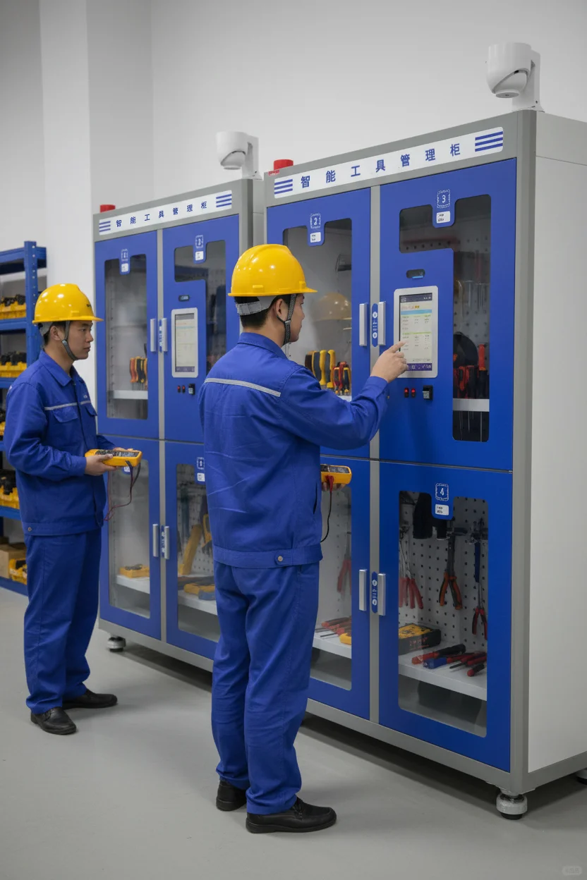 工厂换上RFID工具柜后，管理真的轻松多了
