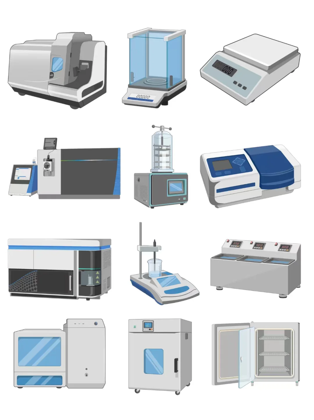 告别画图焦虑！这套实验仪器素材库太顶了！