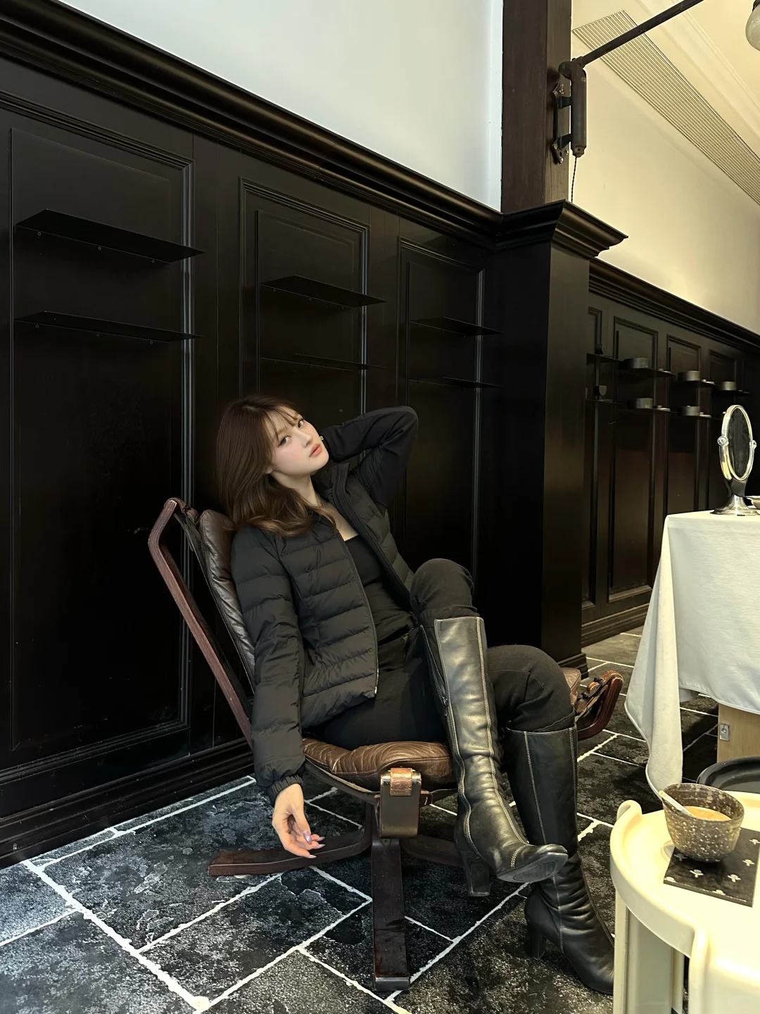 今年喜欢修身点的羽绒服