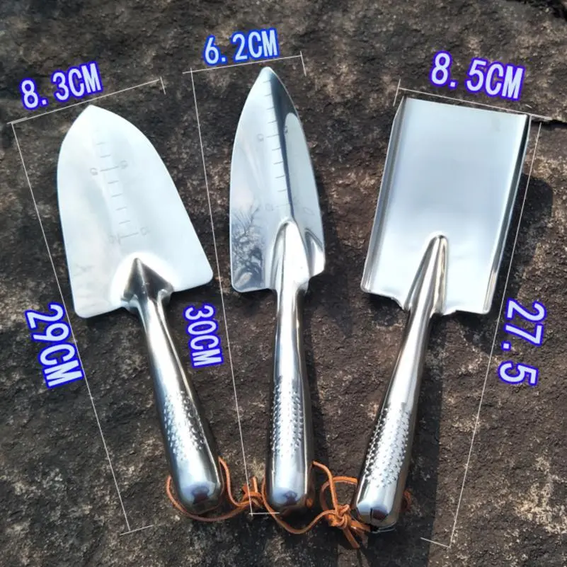 ?园艺神器：精致不锈钢花铲?