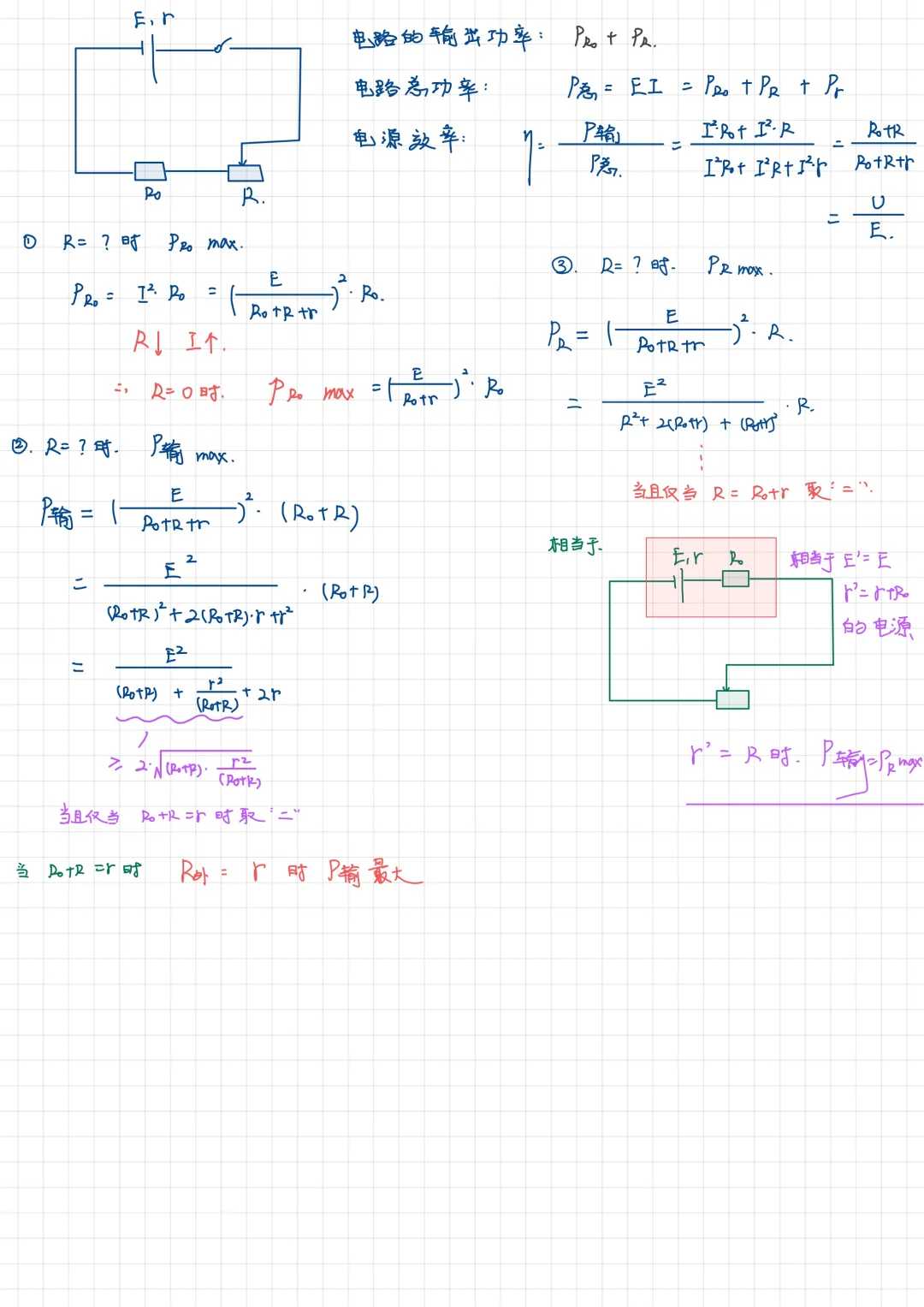 高中物理｜等效电源！串并联电路难题秒解✨