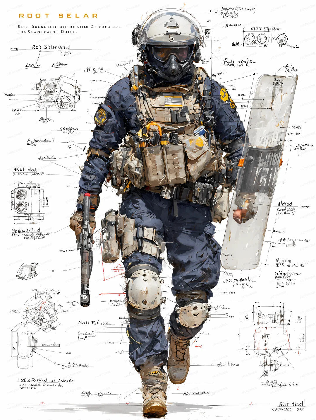 防爆警察|提示词分享