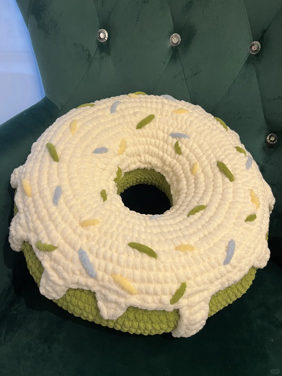 钩织｜甜甜圈?抱枕 （附图解）