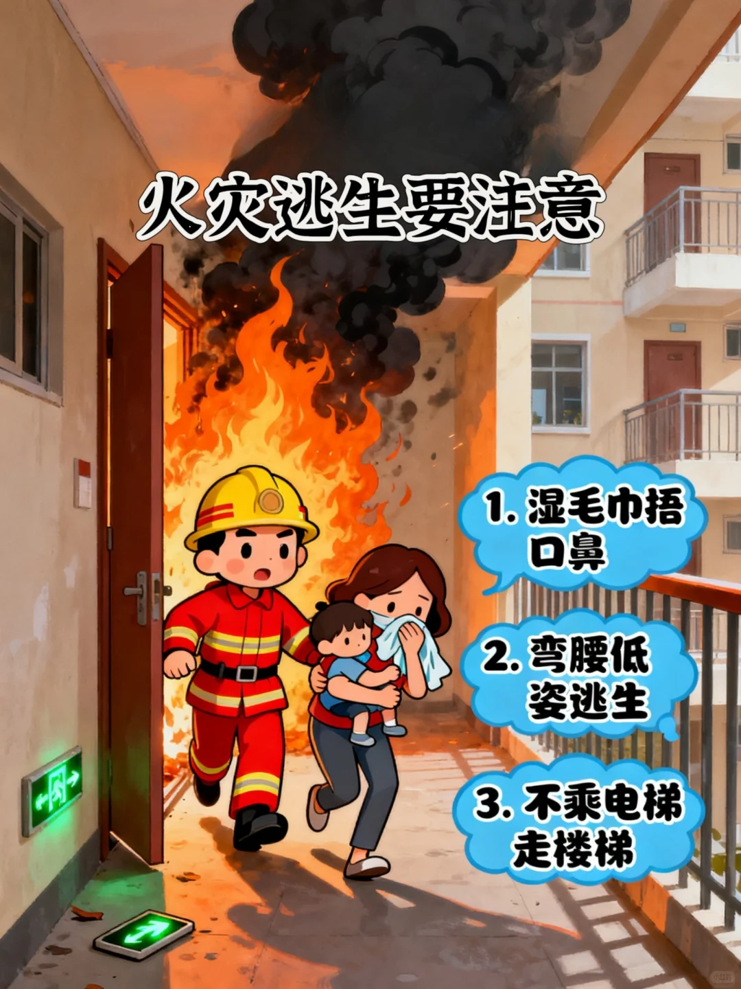 ?消防宣传日，人人参与消防，消防知识科