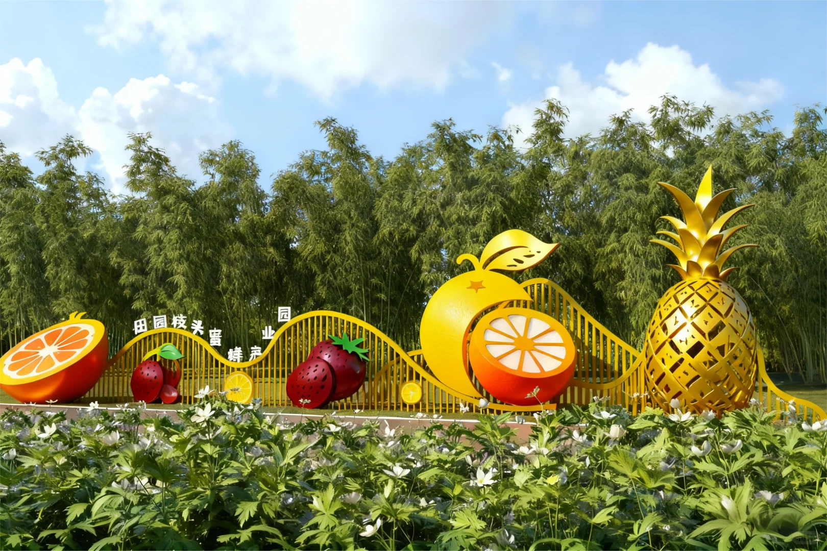 农业主题景观小品，太有创意了吧！