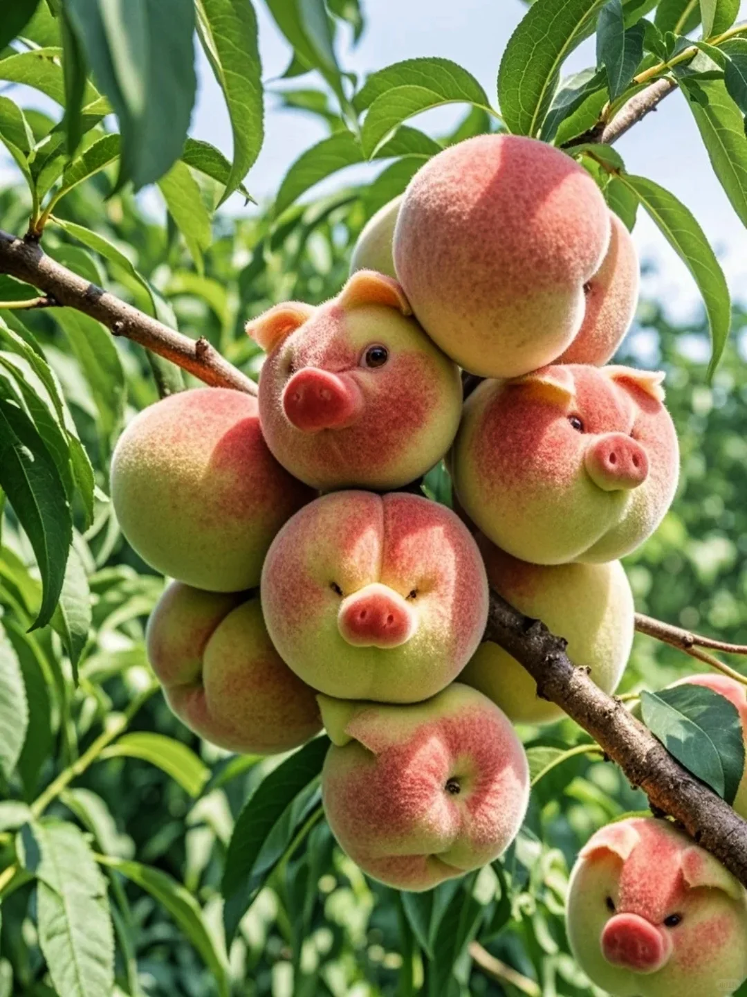 这是一棵被猪拱了的桃子树?