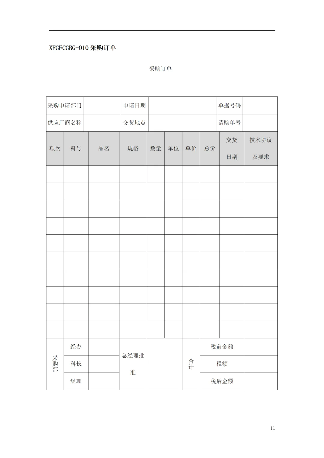采购管理必备表格大全！效率翻倍就靠它们了