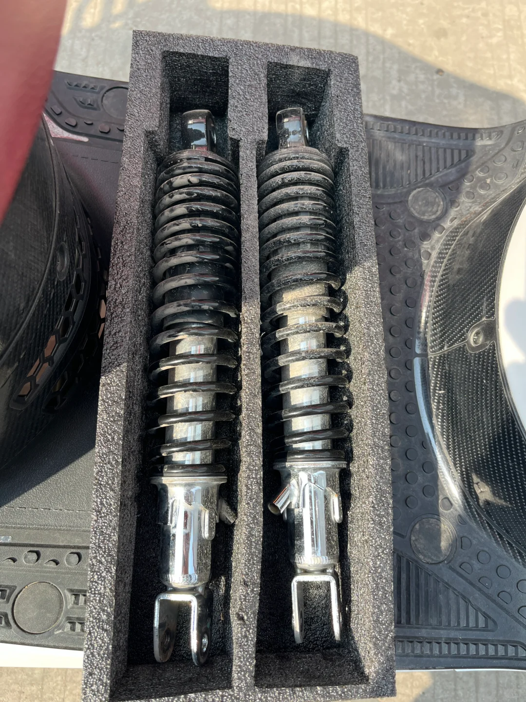 三阳飞度5升级后避震