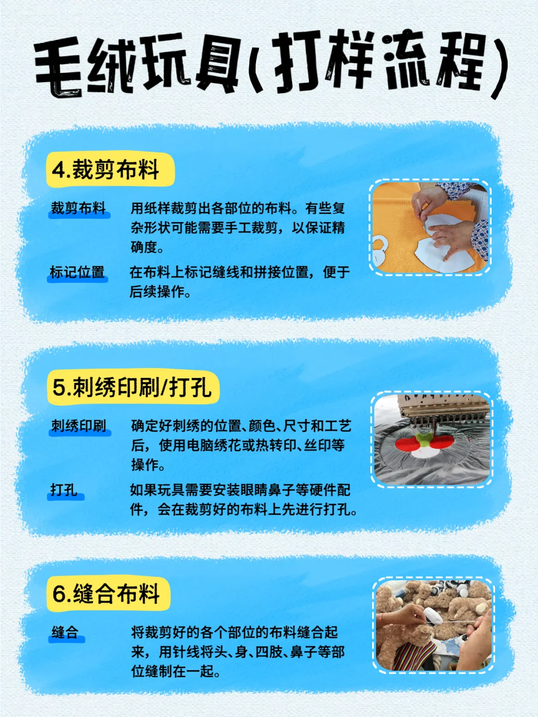 ⚠️快收藏！毛绒玩具打样流程分享‼️