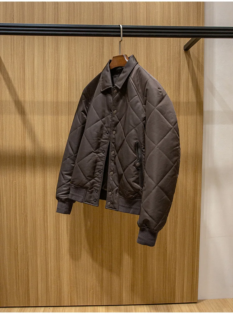 都市时尚穿搭 防水斜纹锦纶面料 秋冬男士