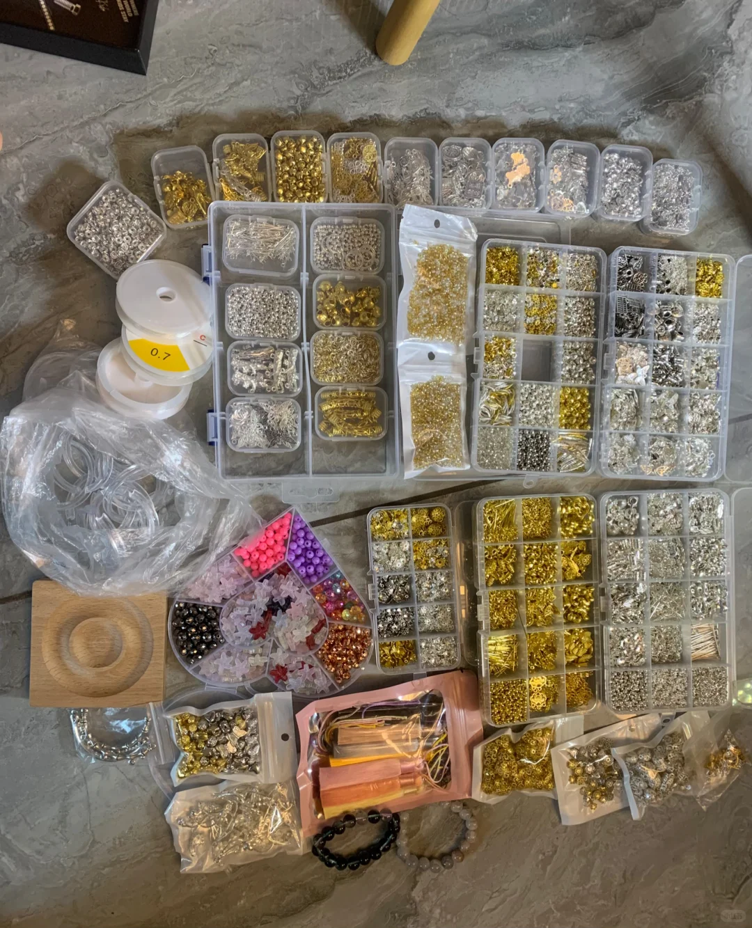 6斤多合金配件打包出，80包车马