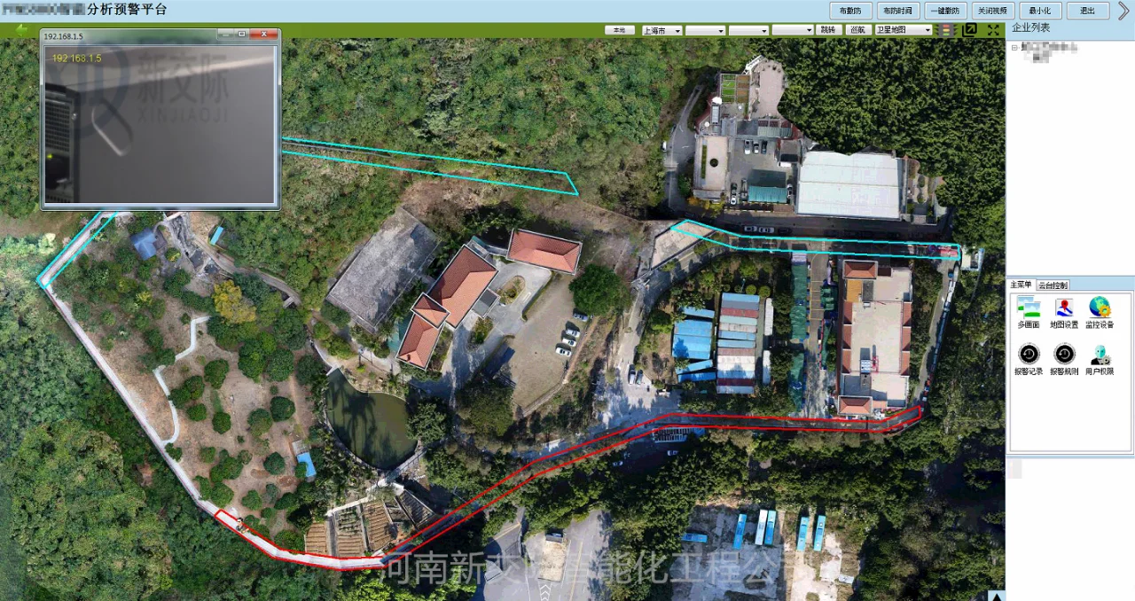 川汇虎牌周界振动光缆报警系统 电子围栏做