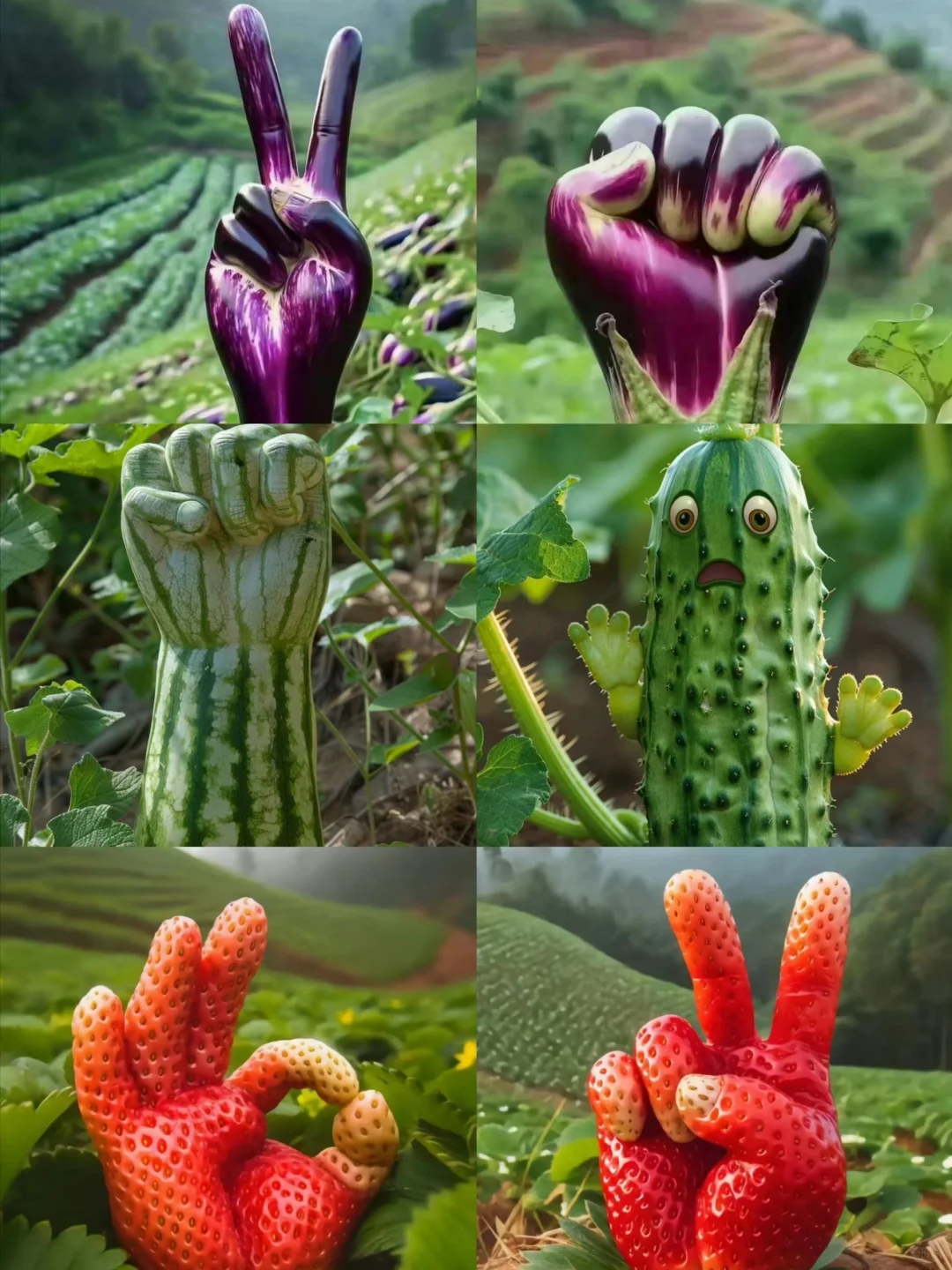 ?见过这些不正经的果蔬吗？开眼了！