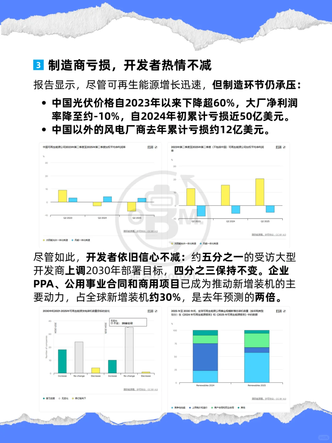 《可再生能源2025》：全球可再生能源将翻倍