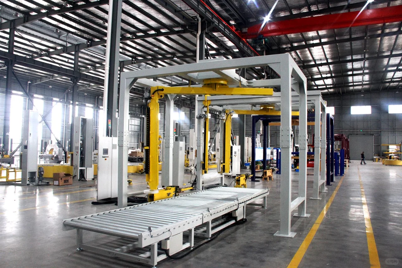 旭派克摇臂缠绕机，开启饮料行业包装新篇