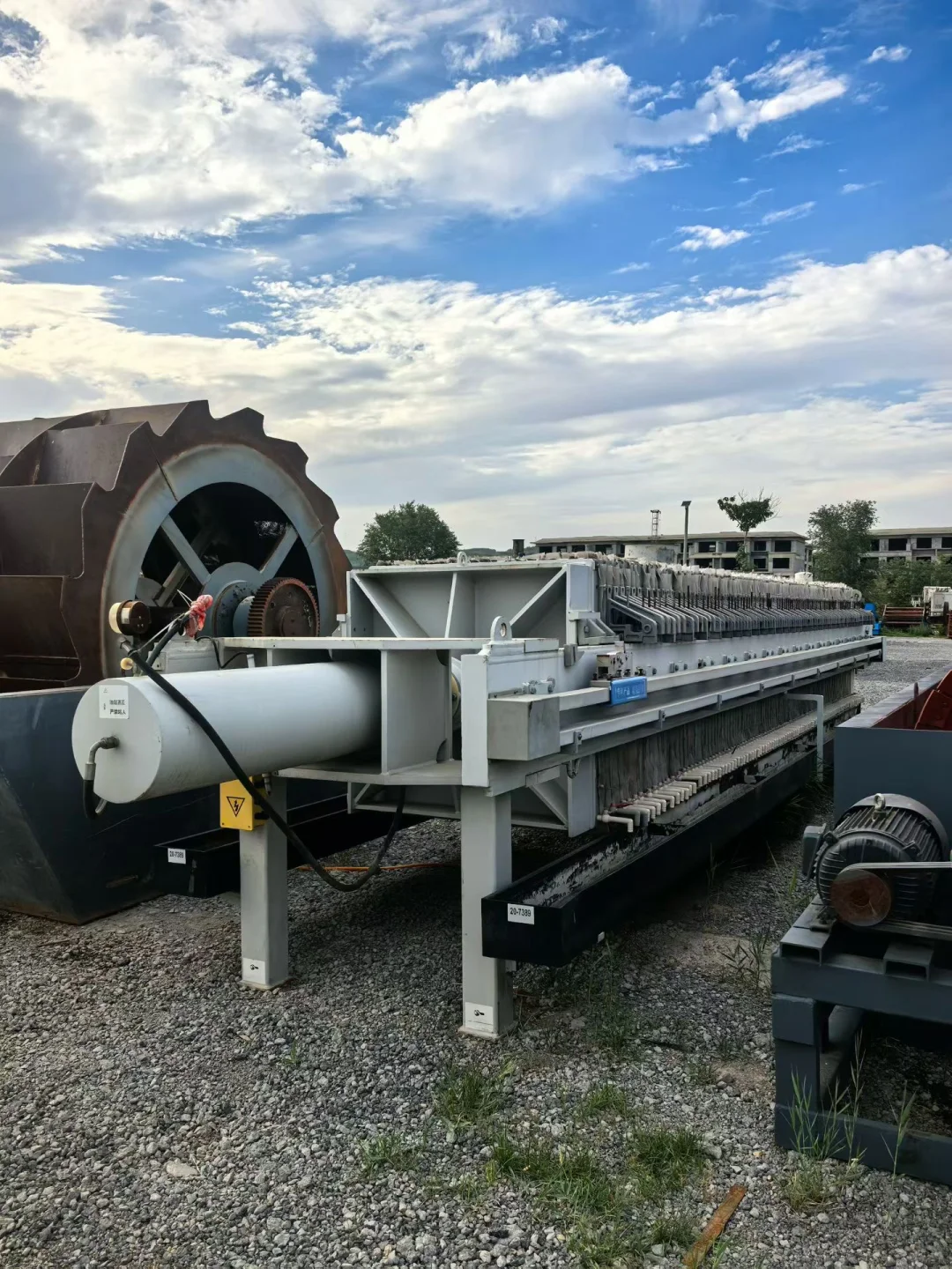 景津250平方板框压滤机