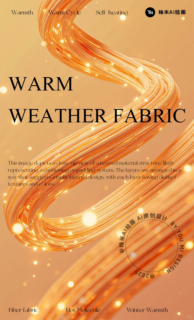 【第2期】AIGC保暖面料分层纤维概念素材~