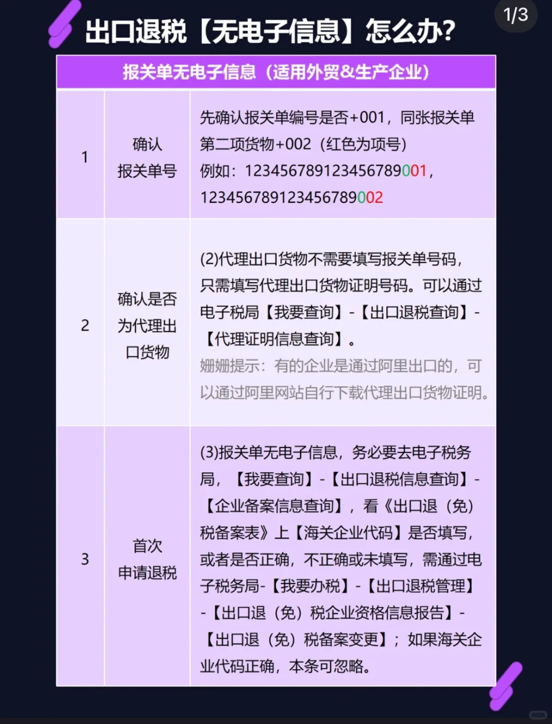 出口退税【无电子信息】怎么办？