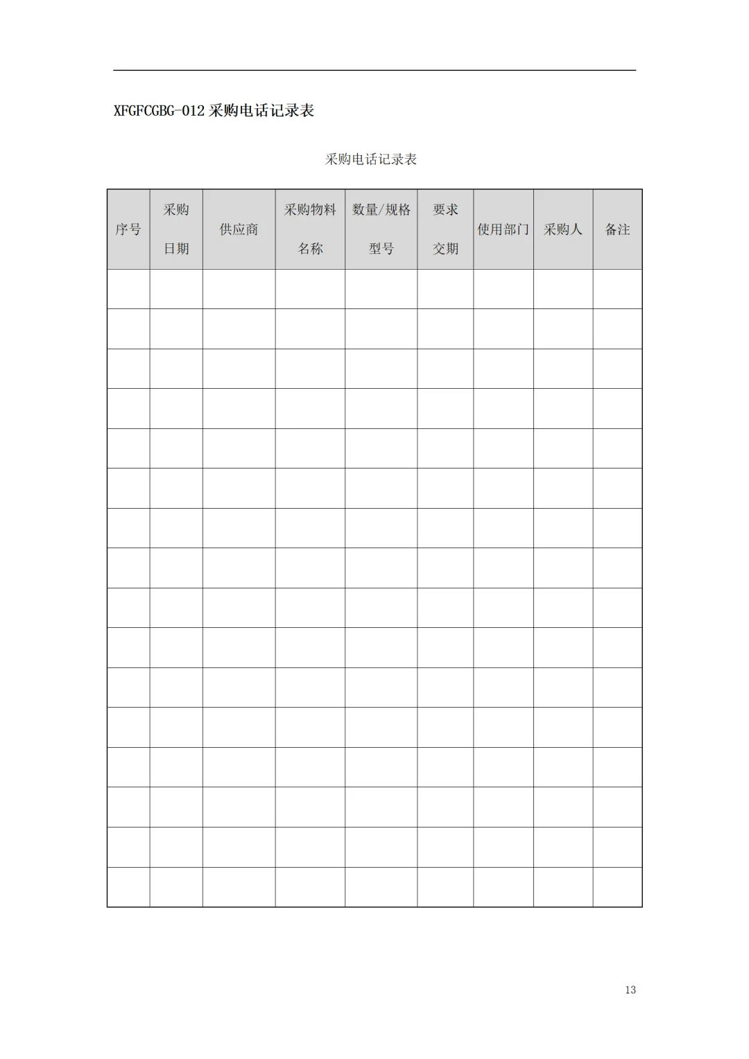 采购管理必备表格大全！效率翻倍就靠它们了