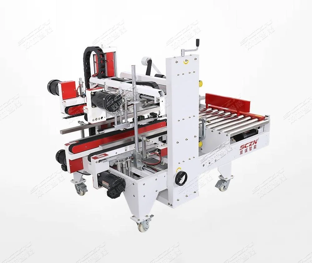 双诚智能自动封箱机助力码垛机，提高仓储