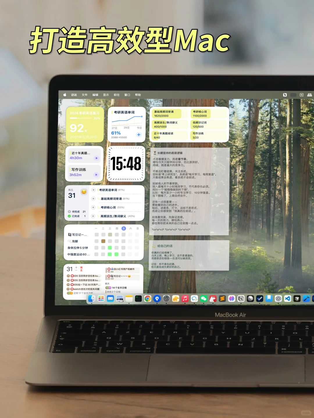 Mac焕然一新！桌面高效又治愈?