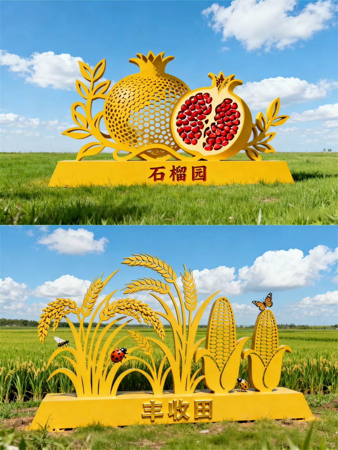 农业主题景观小品，太有创意了吧！