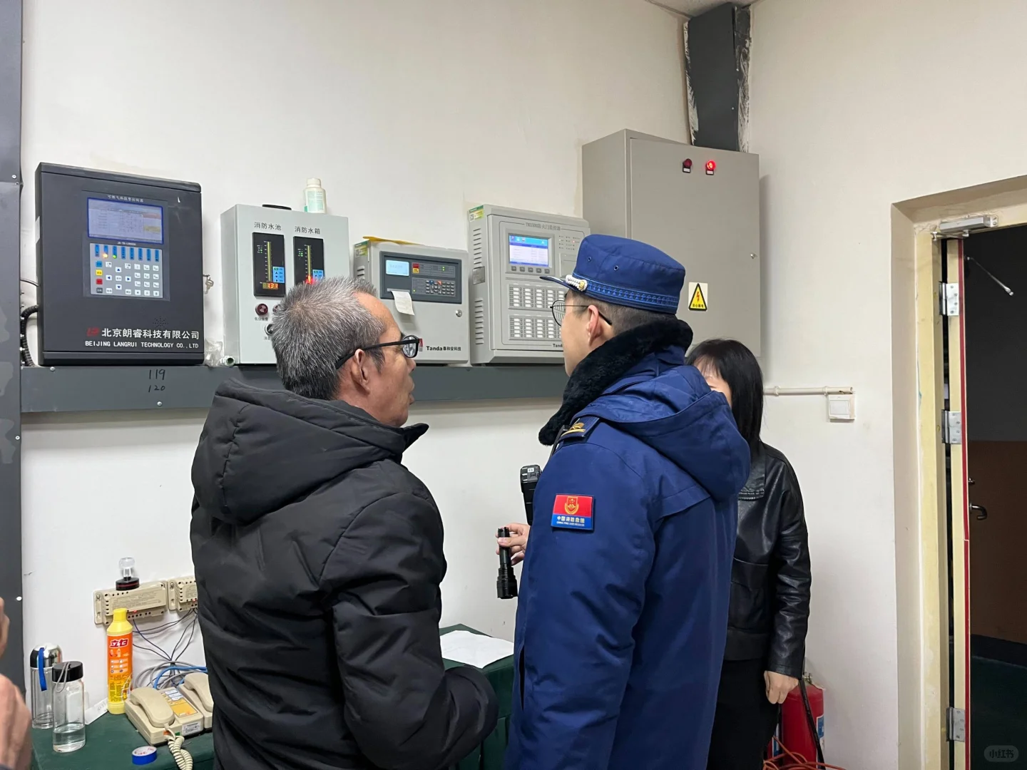 消防联动门检测