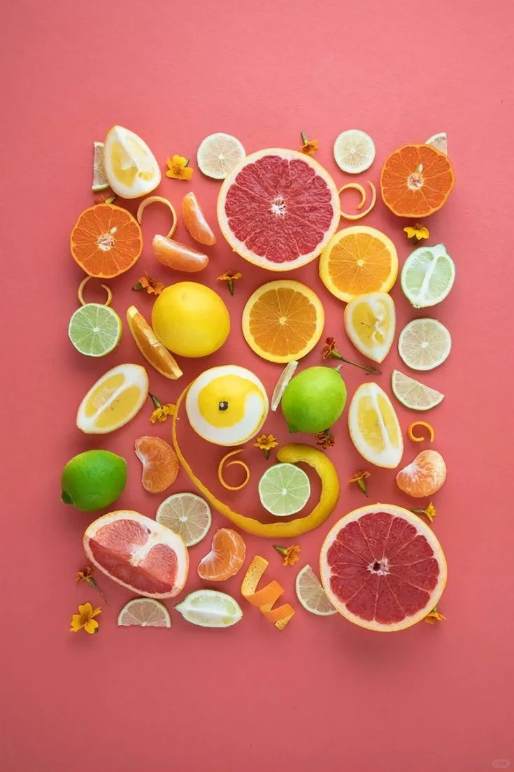 画画素材|这真的太治愈了！彩虹水果蔬菜?