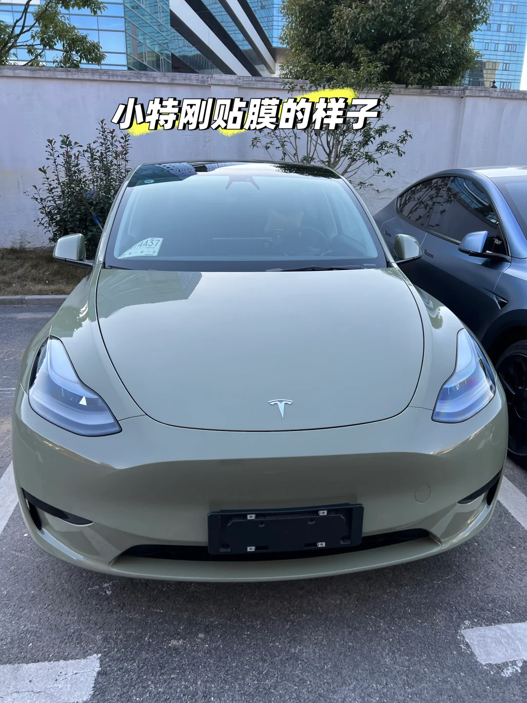 特斯拉改色膜贴膜三年后的样子