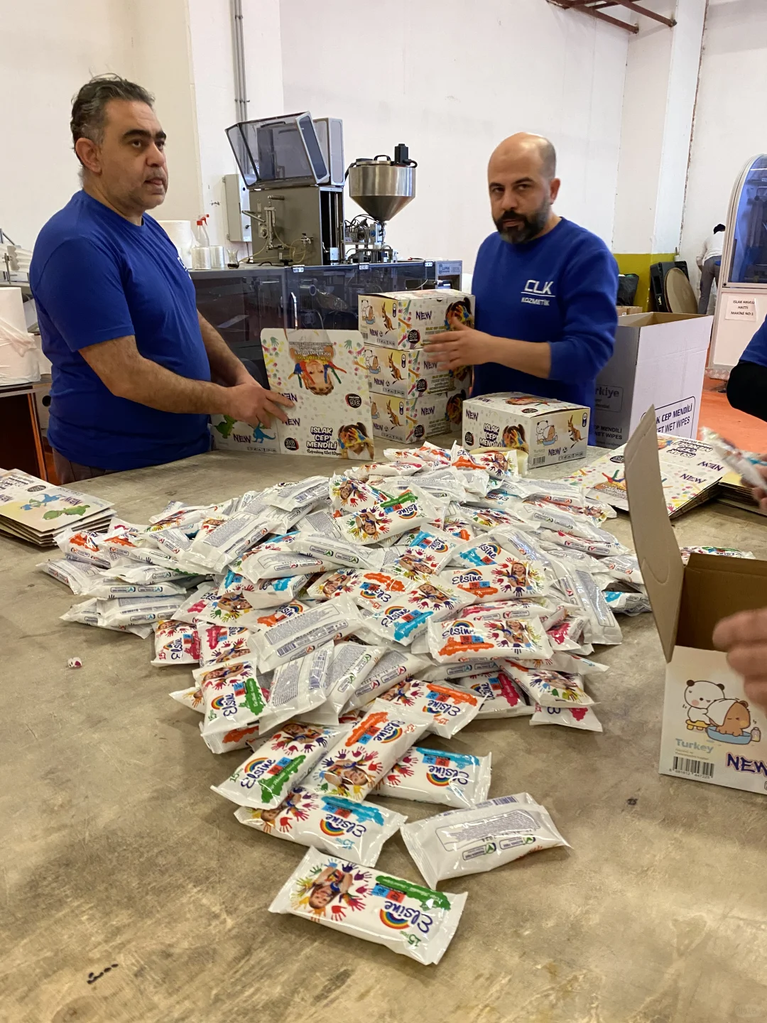 湿巾纸叠机 包装机组装培训