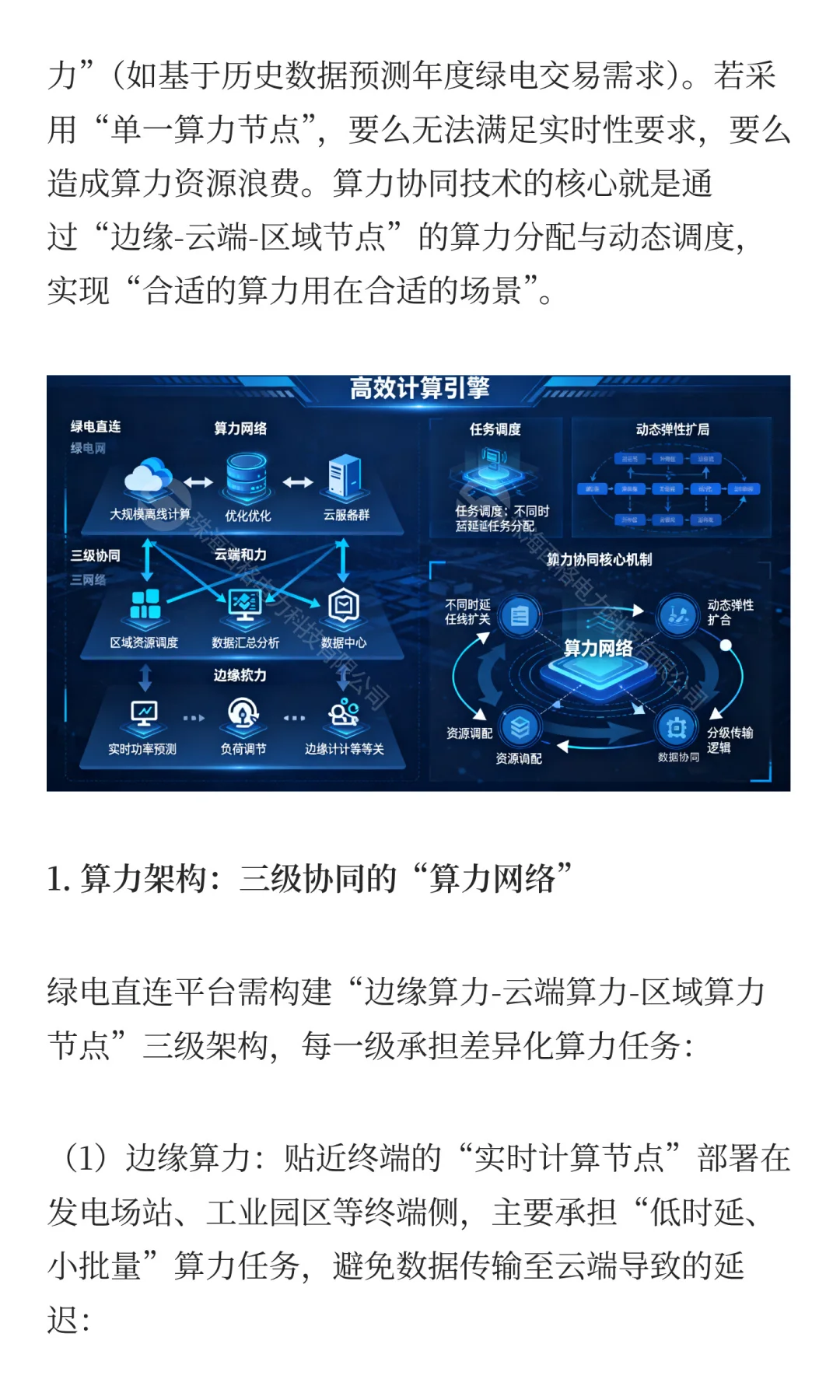 绿电直连平台层核心能力：数据中台构建与算