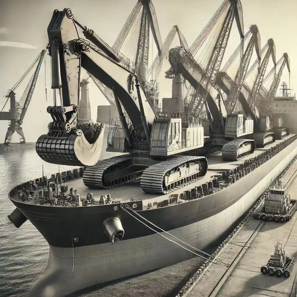 挖掘机散装船运输必备指南！这5点别忽略