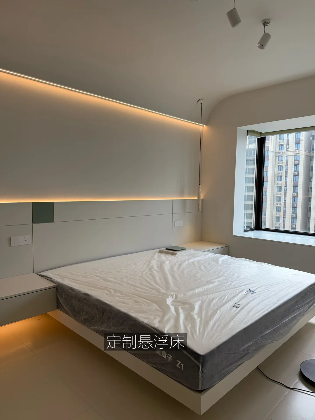 悬挑衣柜✔️会“飘”的收纳魔法