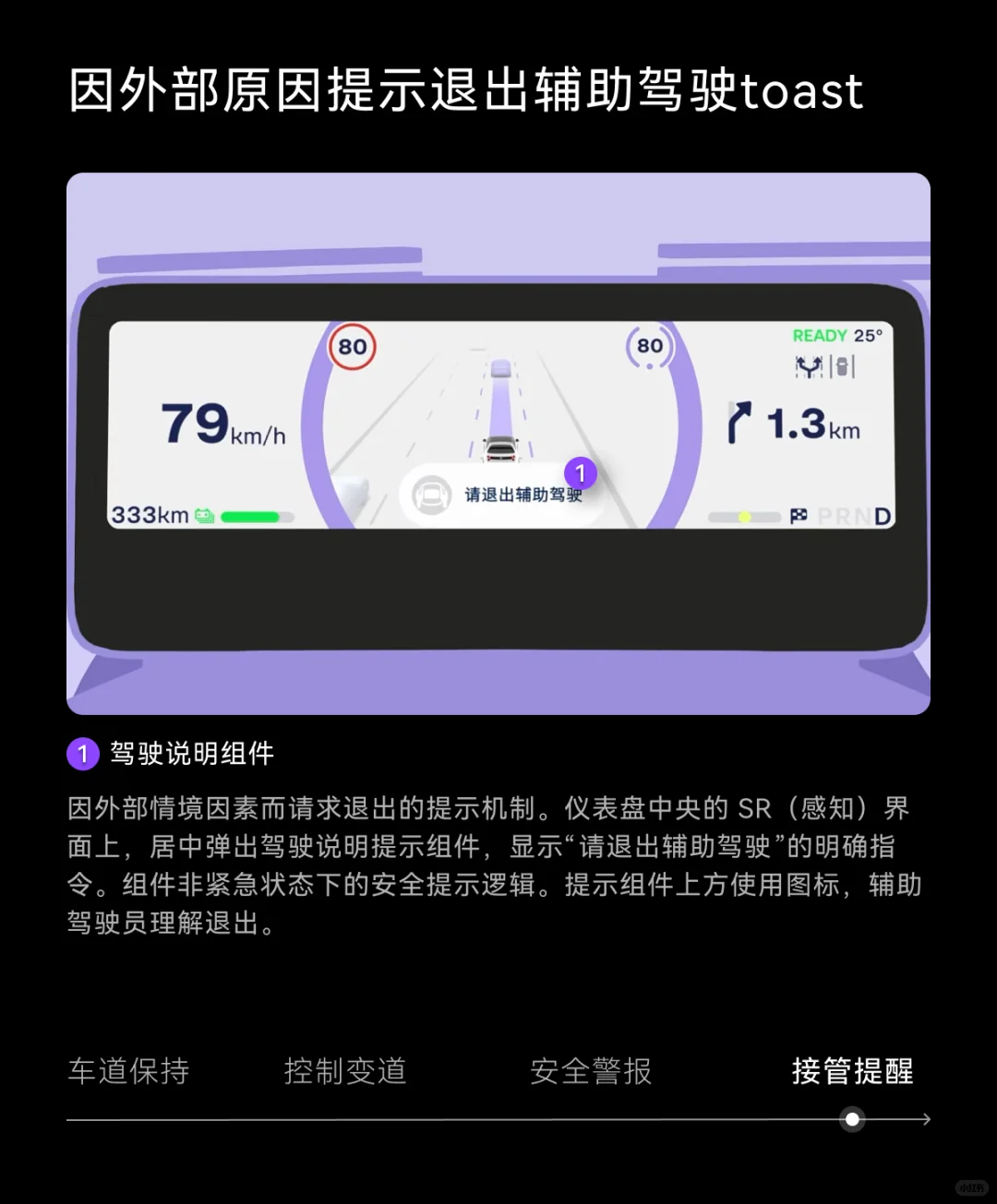 萤火虫仪表HMI设计智驾动效过渡与信息显示