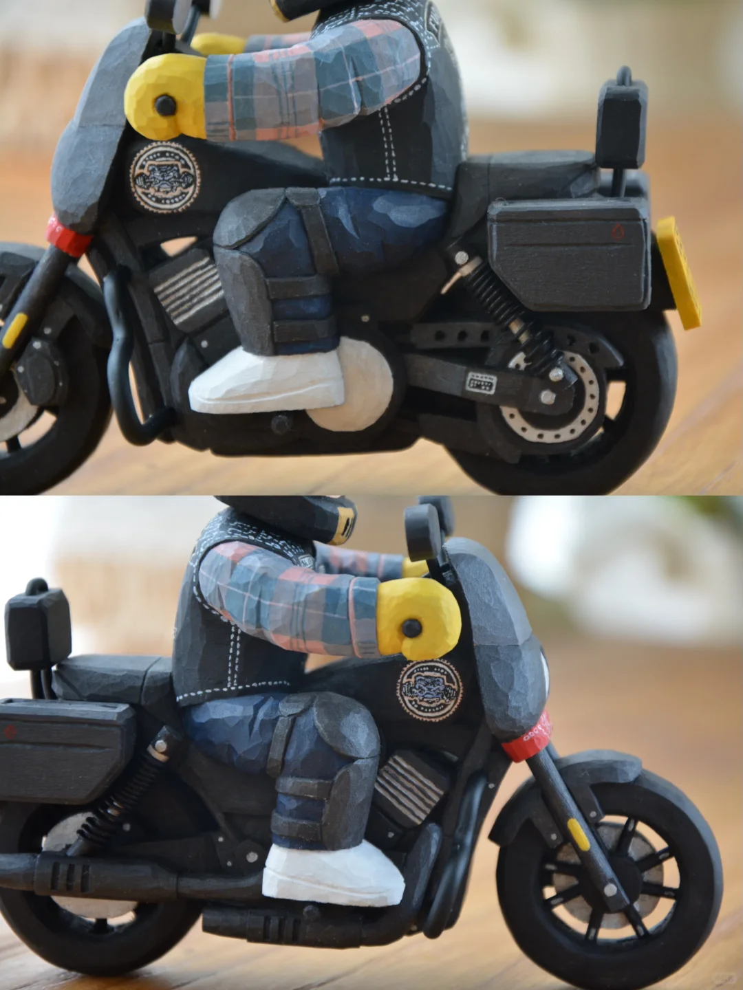 木头雕的摩托车？我不信！