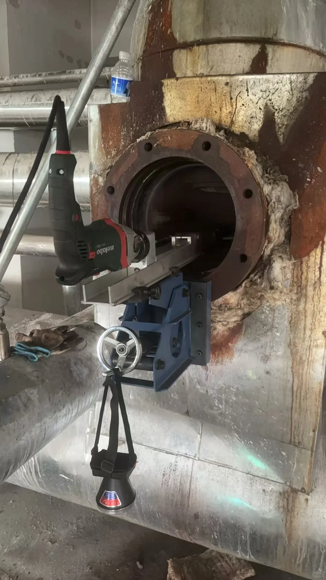 高中压阀门在线研磨