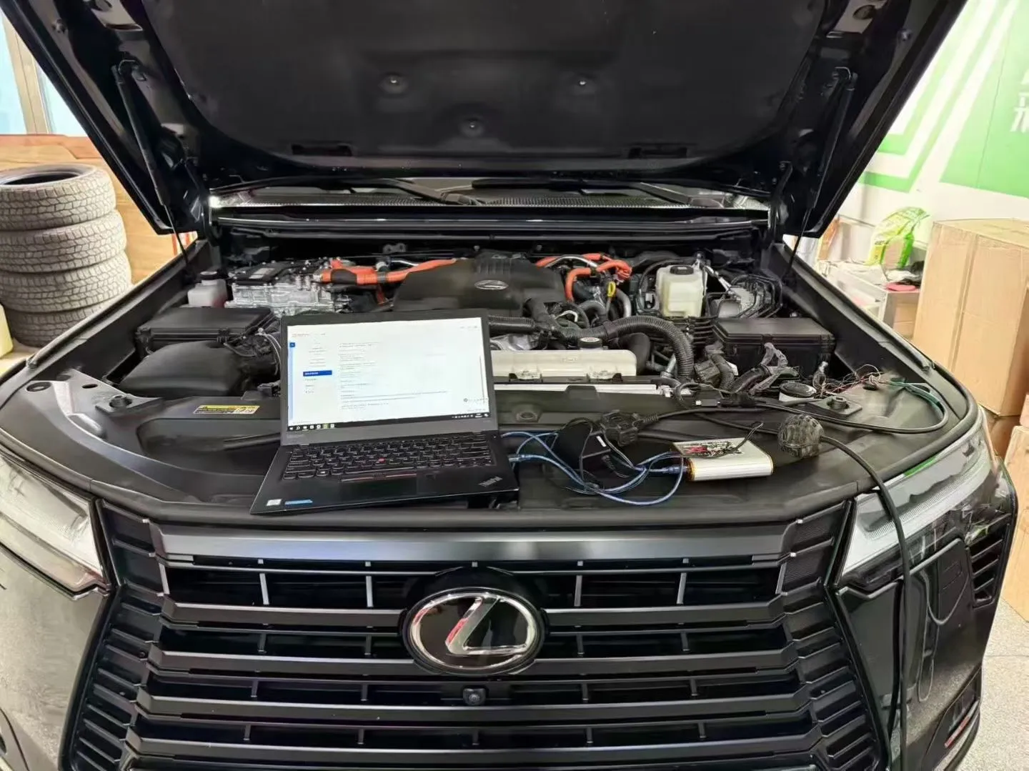 雷克萨斯GX550 2.4T刷ecu动力升级一阶